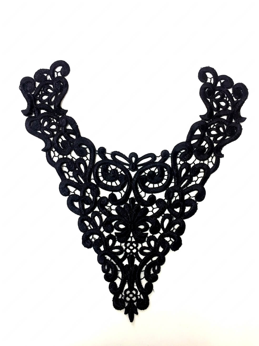 Мереживний лейс Black 37х39см