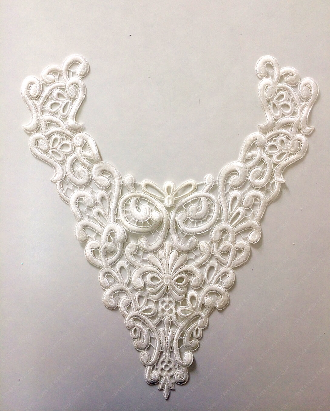 Мереживний лейс White 42х39см