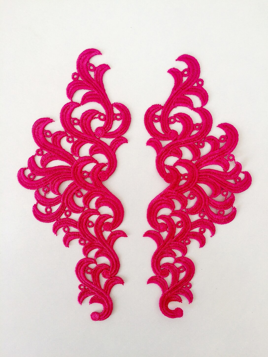 Мереживний лейс Fuchsia 26х10,5см