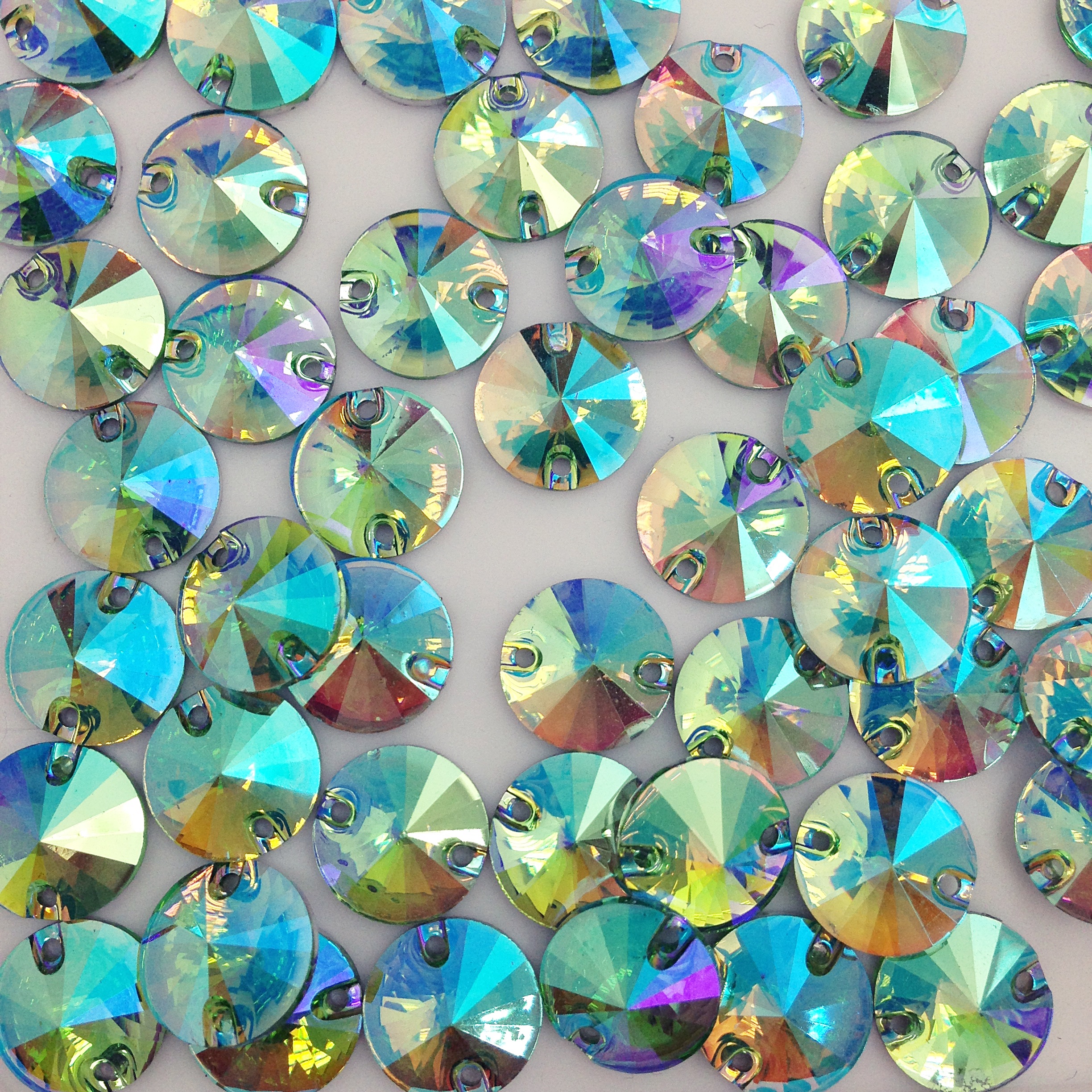 Риволи Peridot AB (синтетическое стекло)