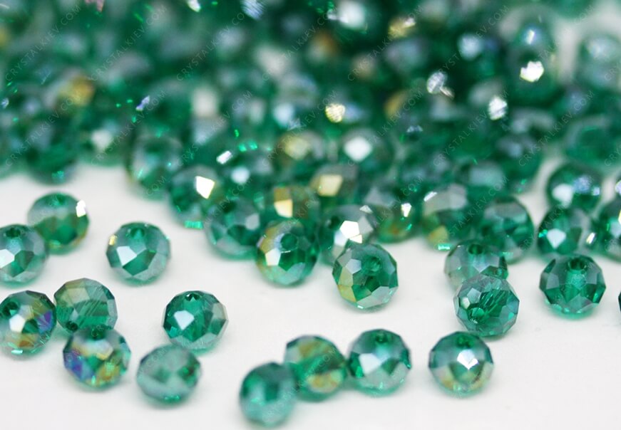 Намистина Рондель Emerald AB