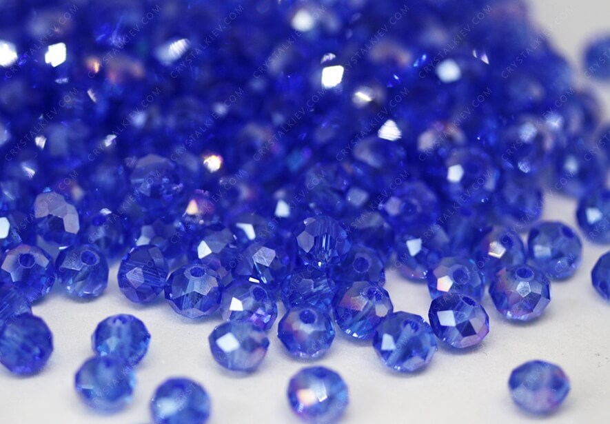 Намистина Рондель Sapphire AB