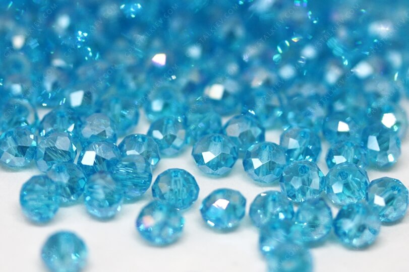 Намистина Рондель Aqua AB