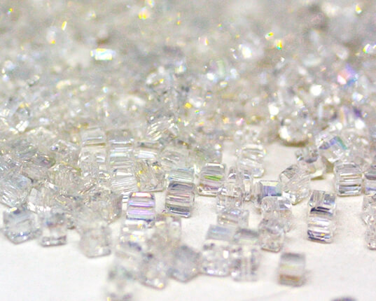 Намистина Куб Crystal AB