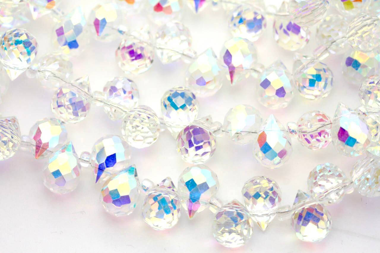 Намистина Крапля Crystal AB Lux