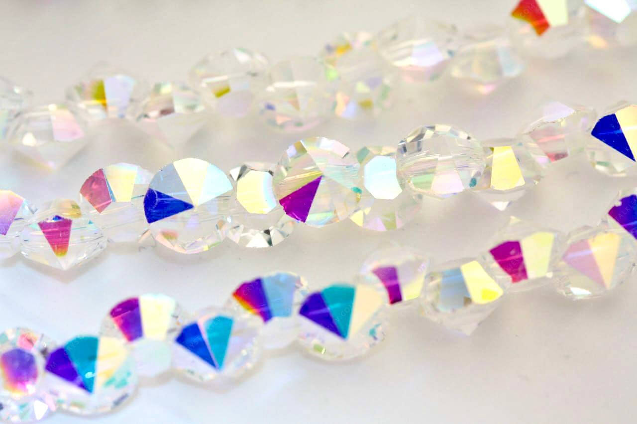 Намистина Діамант Crystal AB Lux
