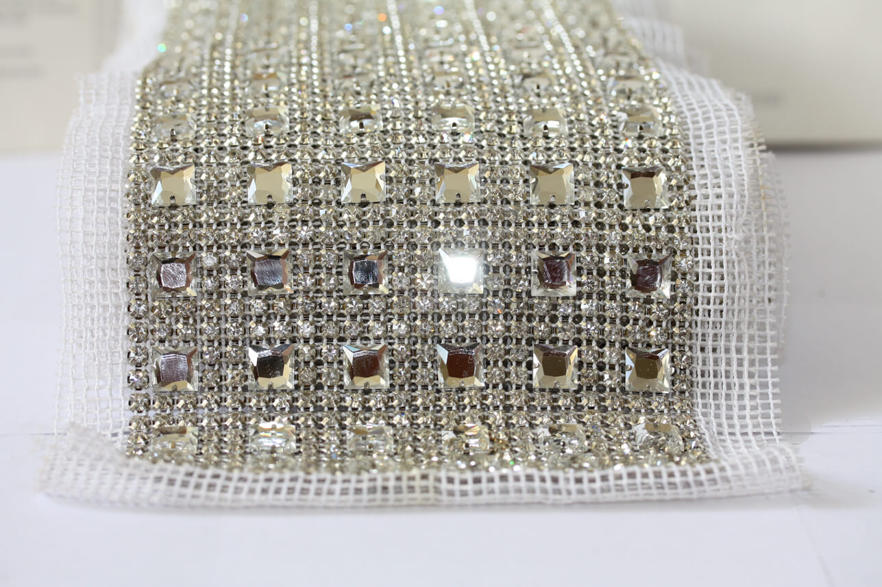 Тасьма зі стразами Crystal 12*2см
