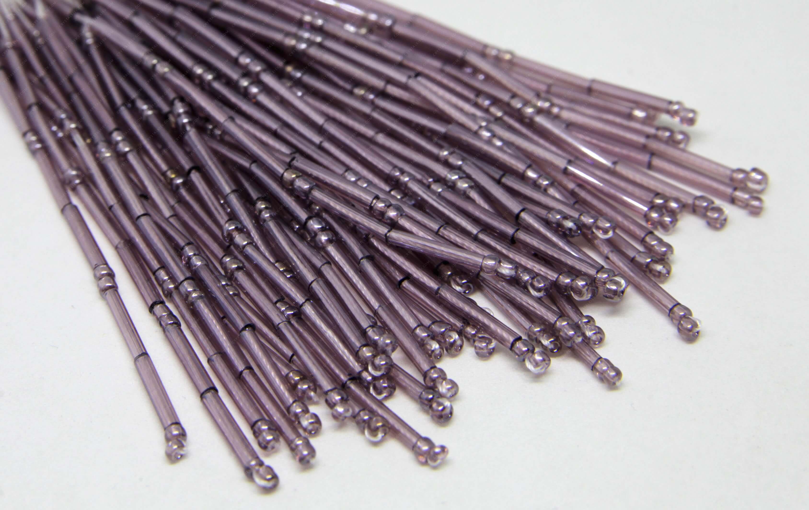 Пучки стекляруса Violet 12mm прямий