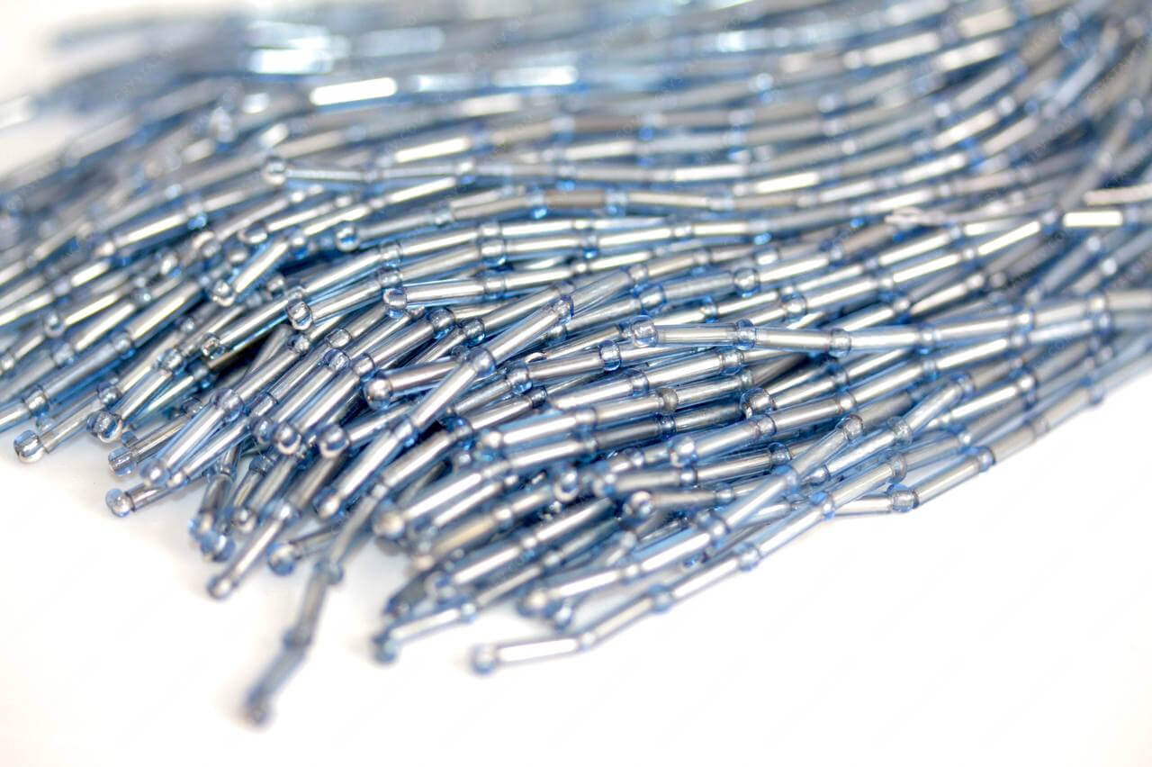 Пучки стекляруса Lt.Sapphire 6 mm прямий